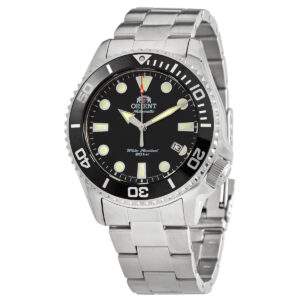 orient automatic black dial men's watch ra ac0k01b00c