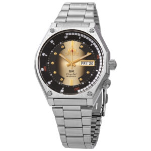 orient automatic champagne dial men's watch ra aa0b01 g