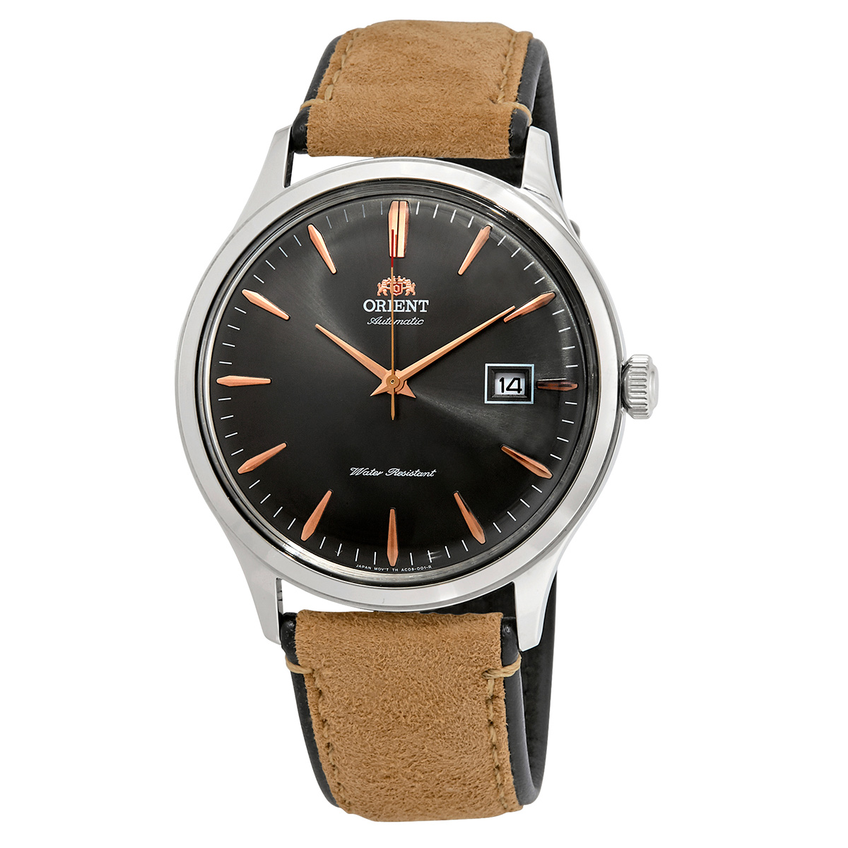 orient bambino version 4 automatic grey dial men's watch fac08003a0 orient bambino version 4 automatic grey dial men's watch fac08003a0
