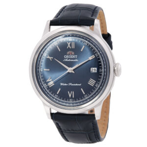 orient classic automatic blue dial men's watch ra ac0024l30b
