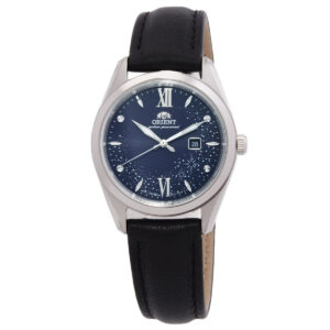 orient contemporary solar powered blue dial watch ra wg0605l10b