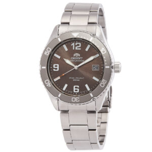 orient sport solar brown dial men's watch ra wj0004y10b