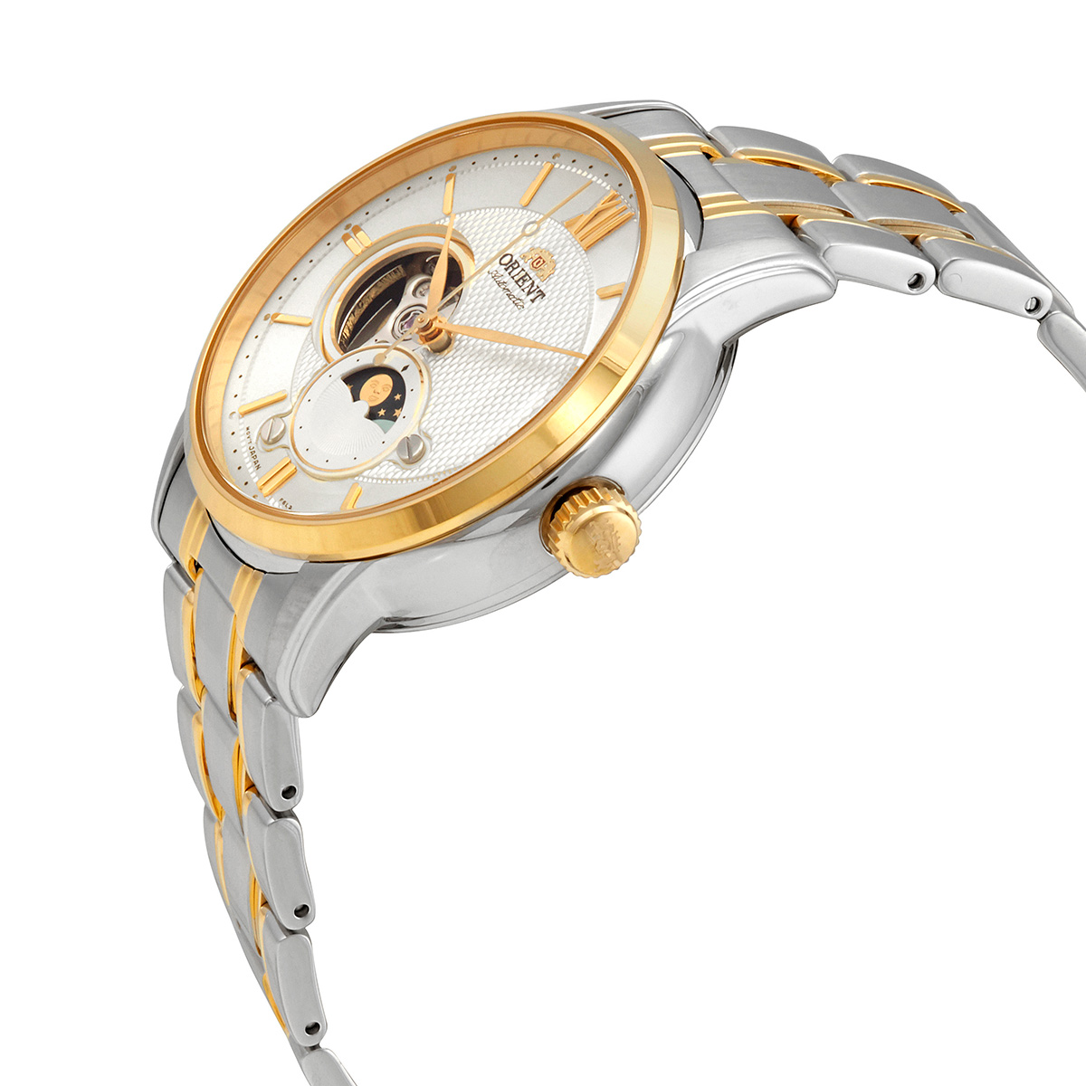 orient sun & moon automatic silver dial men's watch ra as0007s10b orient sun & moon automatic silver dial men's watch ra as0007s10b
