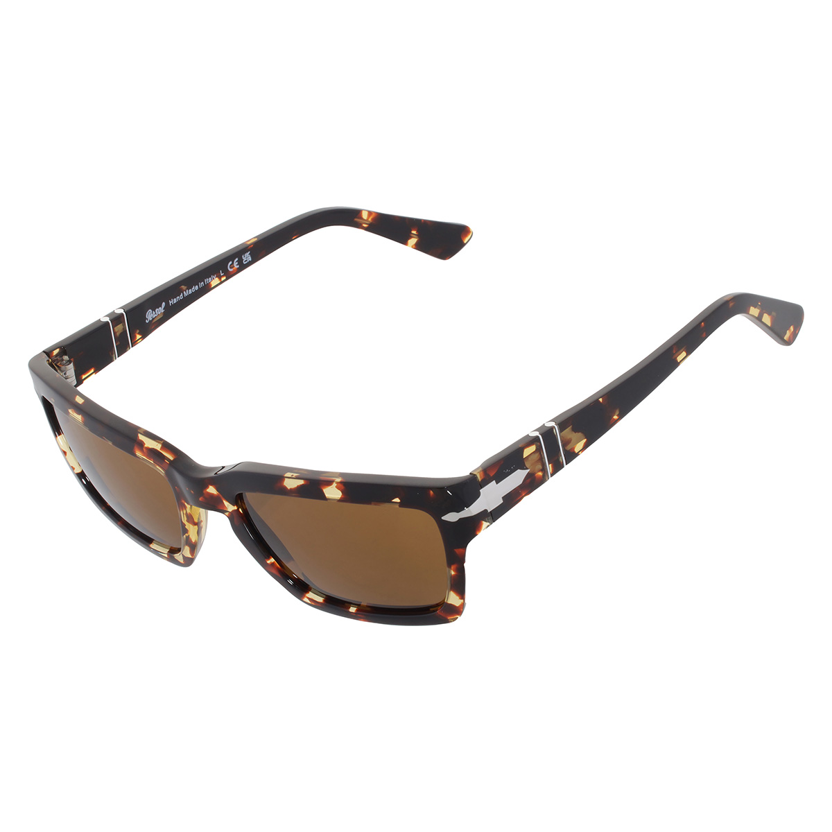 persol brown rectangular men's sunglasses po3363s 985/33 55 persol brown rectangular men's sunglasses po3363s 985/33 55