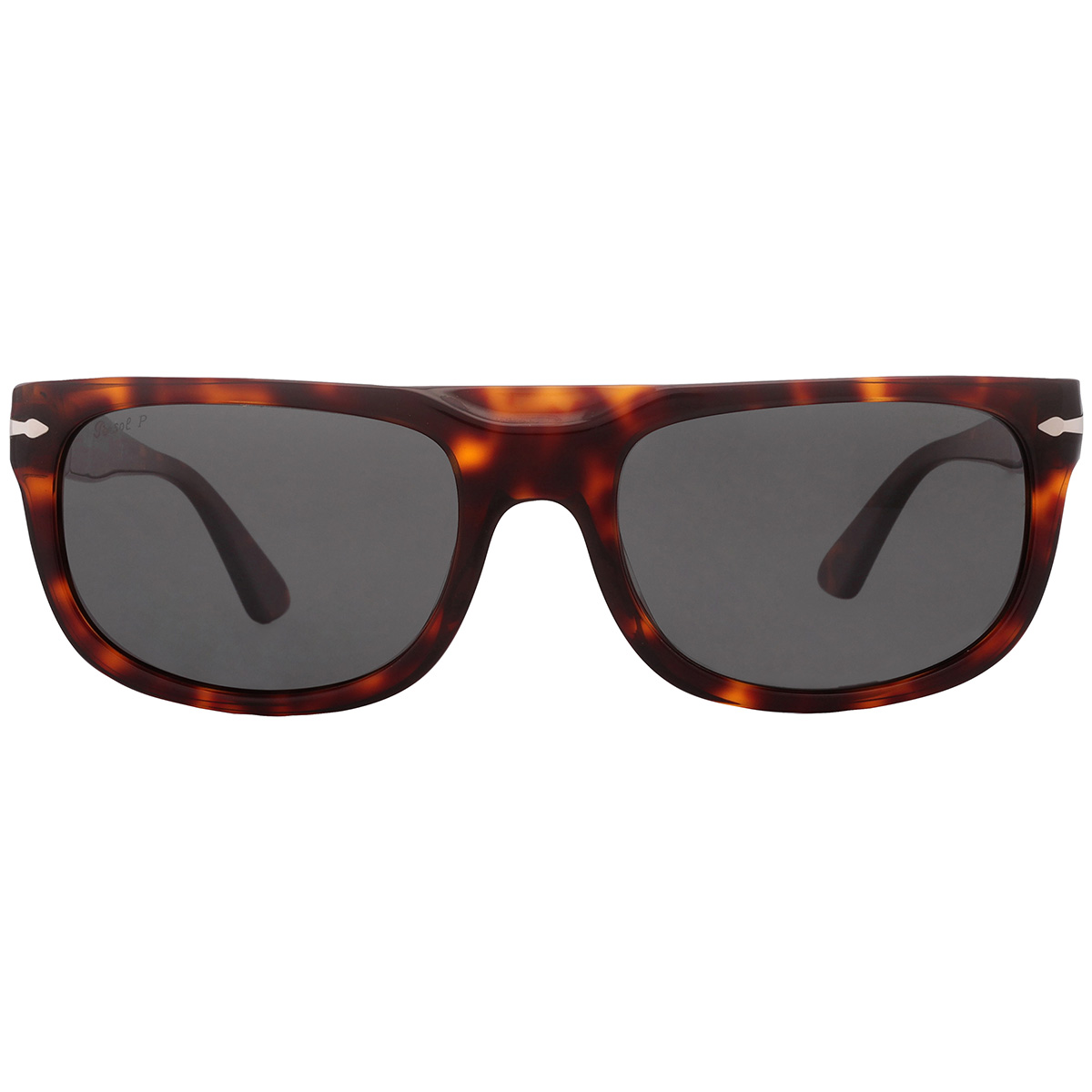 persol dark grey rectangular men's sunglasses po3271s 24/48 55 persol dark grey rectangular men's sunglasses po3271s 24/48 55