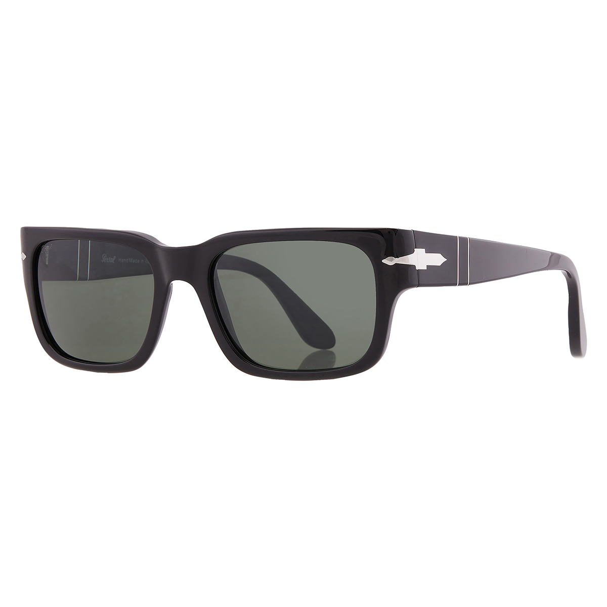 persol green rectangular men's sunglasses po3315s 95/31 55 persol green rectangular men's sunglasses po3315s 95/31 55