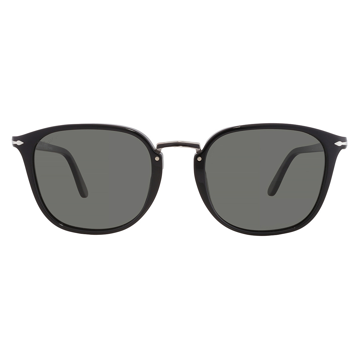 persol polarized green square men's sunglasses po3186s 95/58 53 persol polarized green square men's sunglasses po3186s 95/58 53
