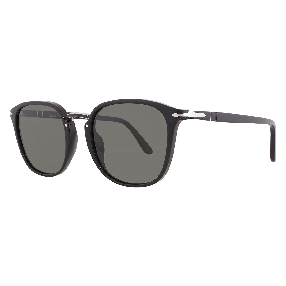persol polarized green square men's sunglasses po3186s 95/58 53 persol polarized green square men's sunglasses po3186s 95/58 53