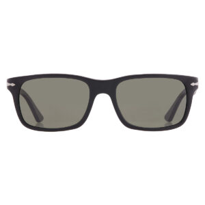 persol polarized grey rectangular men's sunglasses po3048s 900058 58