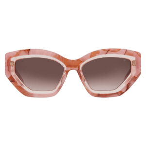 philipp plein brown gradient cat eye ladies sunglasses spp099m 06z8 55