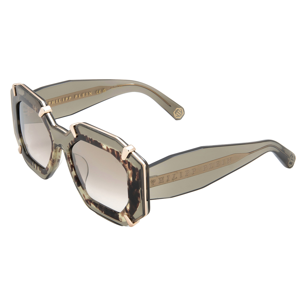 philipp plein brown gradient geometric ladies sunglasses spp098v g61g 53 philipp plein brown gradient geometric ladies sunglasses spp098v g61g 53