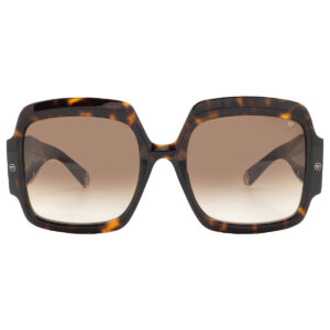 philipp plein brown square ladies sunglasses spp038m 0722 56