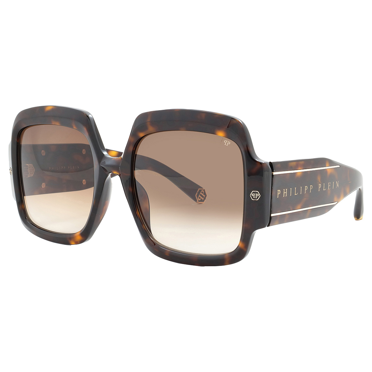 philipp plein brown square ladies sunglasses spp038m 0722 56 philipp plein brown square ladies sunglasses spp038m 0722 56