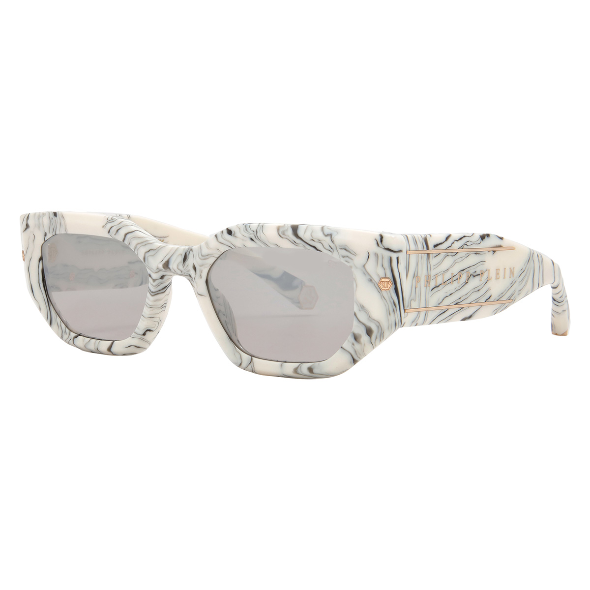 philipp plein silver mirror rectangular ladies sunglasses spp066m 09yl 51 philipp plein silver mirror rectangular ladies sunglasses spp066m 09yl 51