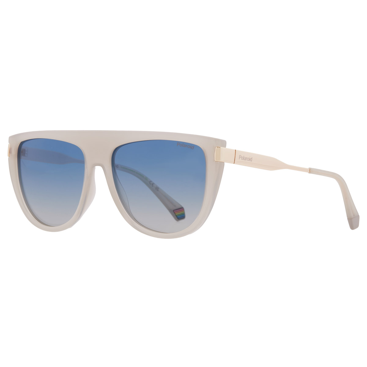 polaroid polarized blue browline ladies sunglasses pld 6221/s/x 010a/z7 57 polaroid polarized blue browline ladies sunglasses pld 6221/s/x 010a/z7 57