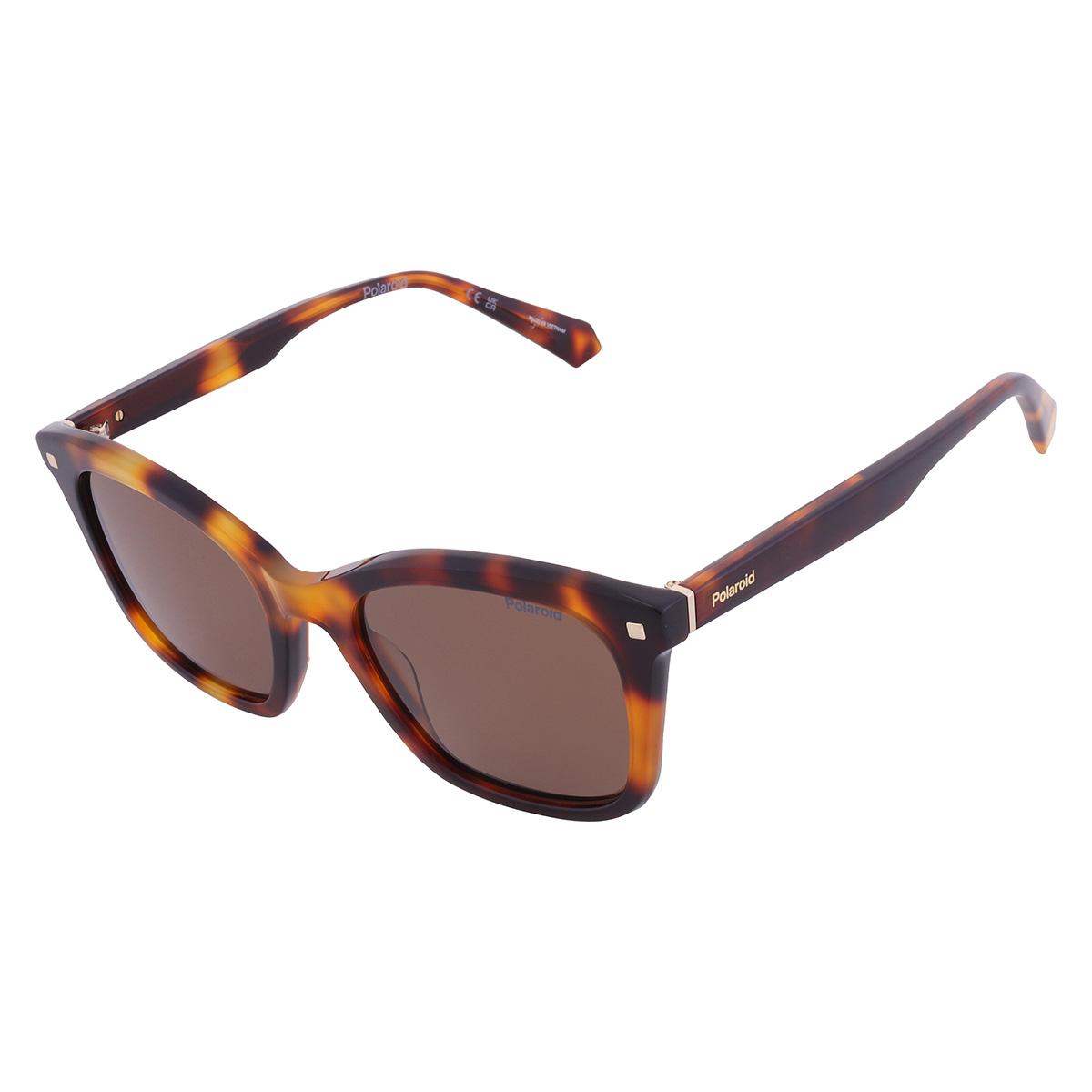 polaroid polarized copper cat eye ladies sunglasses pld 4110/s/x 0086/he 51 polaroid polarized copper cat eye ladies sunglasses pld 4110/s/x 0086/he 51