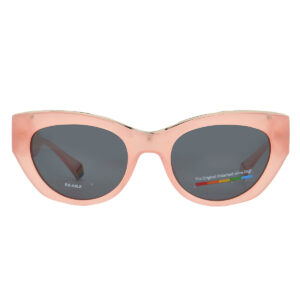 polaroid polarized grey cat eye ladies sunglasses pld 6199/s/x 035j/m9 50