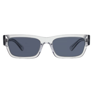 prada blue rectangular men's sunglasses pr a03s 17p0a9 56