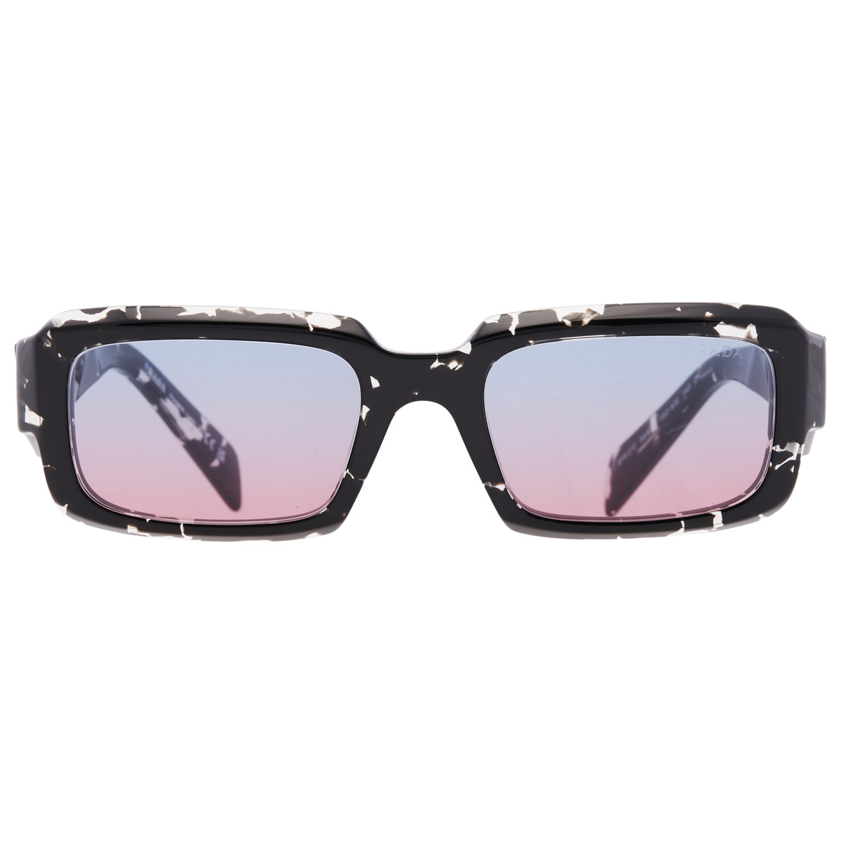 prada blue to magenta gradient rectangular men's sunglasses pr 27zs 15o60e 54 prada blue to magenta gradient rectangular men's sunglasses pr 27zs 15o60e 54
