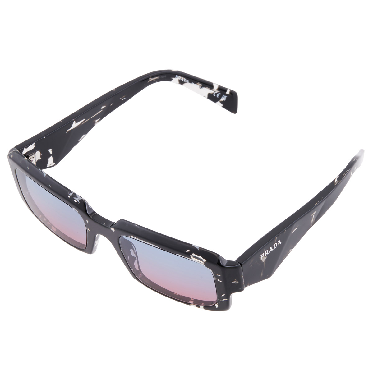prada blue to magenta gradient rectangular men's sunglasses pr 27zs 15o60e 54 prada blue to magenta gradient rectangular men's sunglasses pr 27zs 15o60e 54