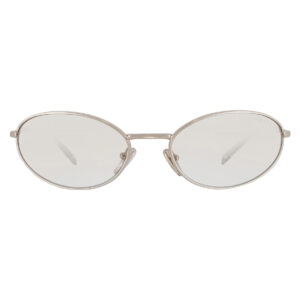 prada clear mirror gold gradient oval ladies sunglasses pr a59s 14n7h1 59