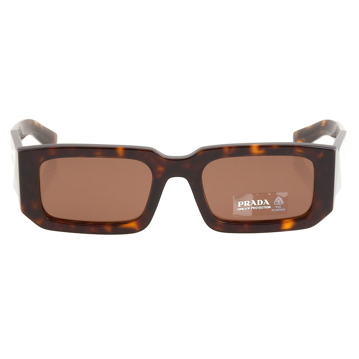 prada dark brown rectangular men's sunglasses pr 06ys 2au8c1 53 prada dark brown rectangular men's sunglasses pr 06ys 2au8c1 53