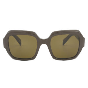 prada dark brown square ladies sunglasses pr 28zs 15l09z 53