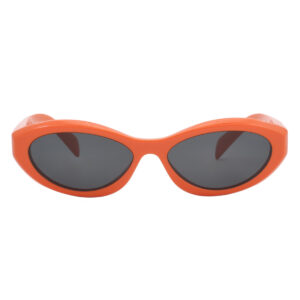 prada dark gray irregular ladies sunglasses pr 26zs 12l08z 55