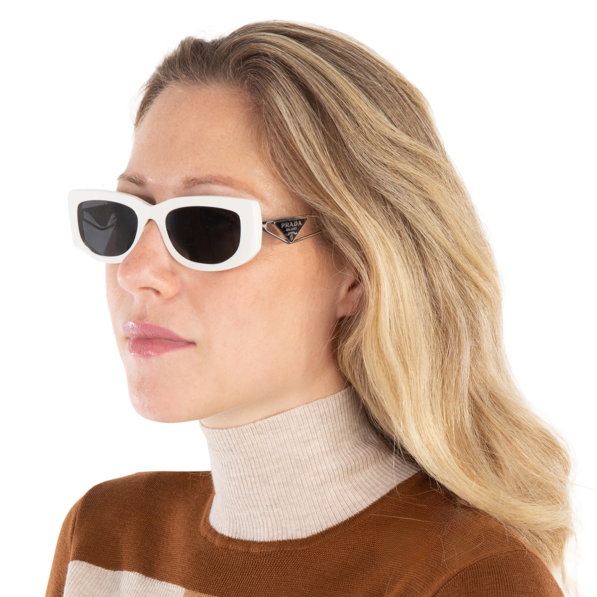 prada dark gray rectangular ladies sunglasses pr 14ys 1425s0 53 prada dark gray rectangular ladies sunglasses pr 14ys 1425s0 53