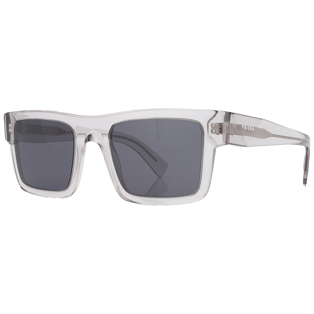 prada dark gray rectangular men's sunglasses pr 19ws u4309t 52 prada dark gray rectangular men's sunglasses pr 19ws u4309t 52