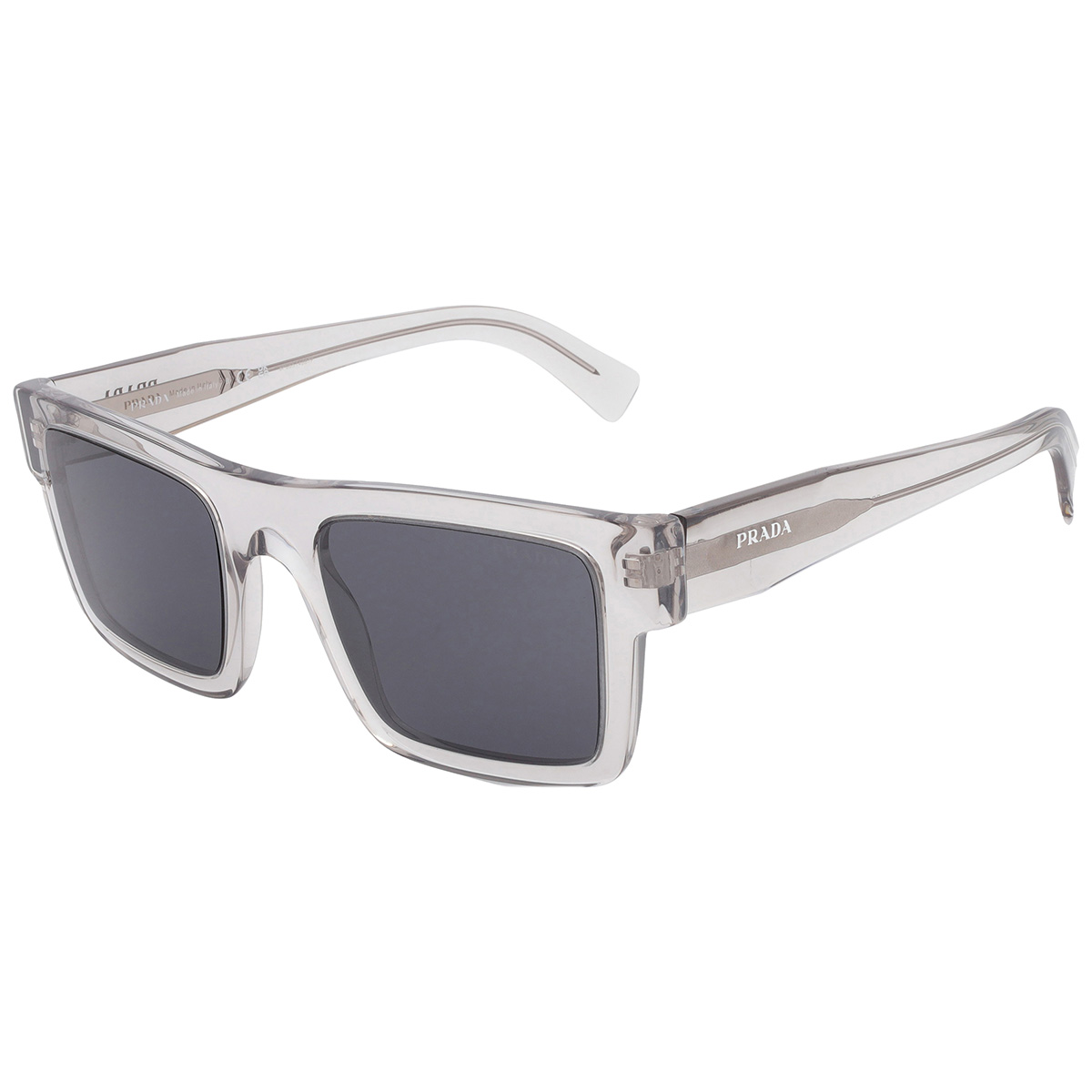 prada dark gray rectangular men's sunglasses pr 19ws u4309t 52 prada dark gray rectangular men's sunglasses pr 19ws u4309t 52
