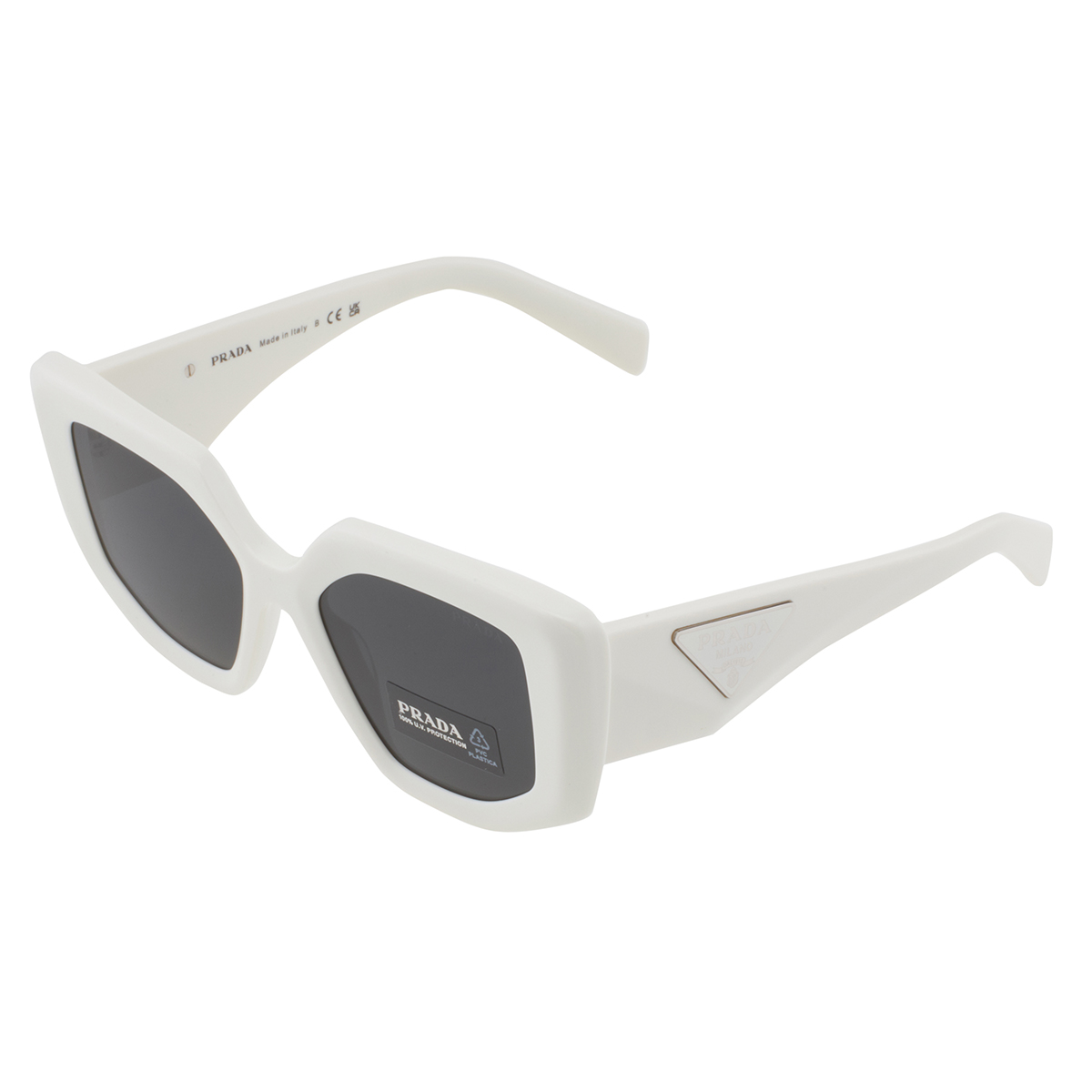 prada dark grey irregular ladies sunglasses pr 14zs 1425s0 50 prada dark grey irregular ladies sunglasses pr 14zs 1425s0 50