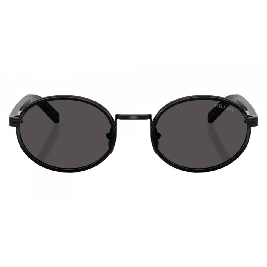 prada dark grey oval ladies sunglasses pr b56s aav08z 52 prada dark grey oval ladies sunglasses pr b56s aav08z 52