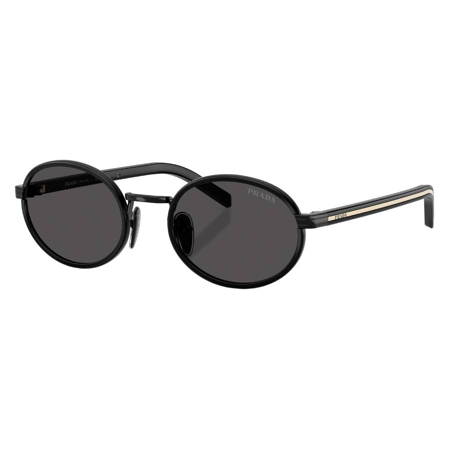 prada dark grey oval ladies sunglasses pr b56s aav08z 52 prada dark grey oval ladies sunglasses pr b56s aav08z 52