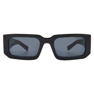 prada dark grey rectangular men's sunglasses pr 06ys 16k2k1 53