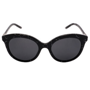 prada dark grey round ladies sunglasses pr 02ys 03y5s0 51