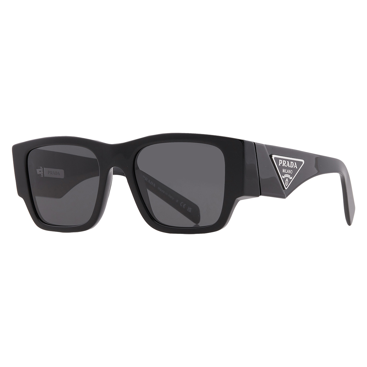 prada dark grey square men's sunglasses pr 10zs 1ab5s0 prada dark grey square men's sunglasses pr 10zs 1ab5s0