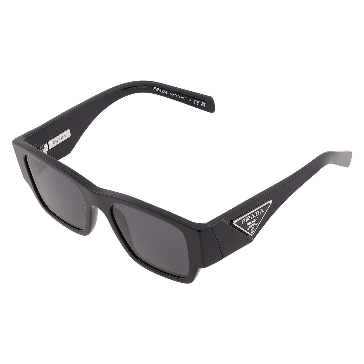 prada dark grey square men's sunglasses pr 10zs 1ab5s0 prada dark grey square men's sunglasses pr 10zs 1ab5s0