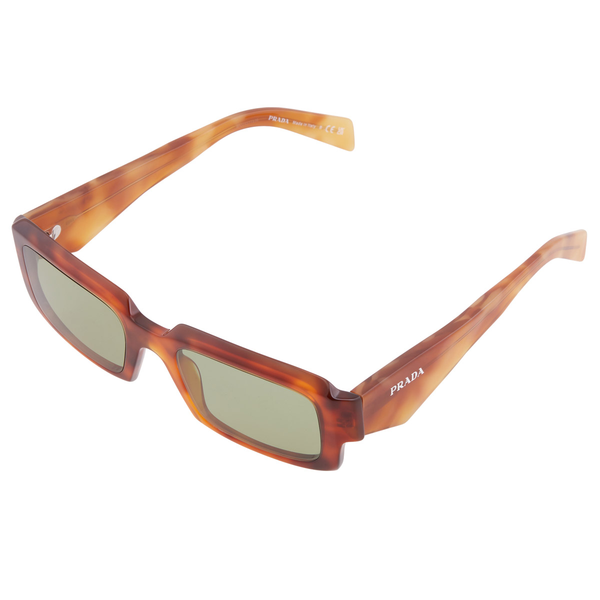 prada green rectangular men's sunglasses pr 27zs 11p60c 54 prada green rectangular men's sunglasses pr 27zs 11p60c 54