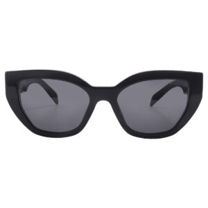 prada grey cat eye ladies sunglasses pr a09s 1ab5s0 53