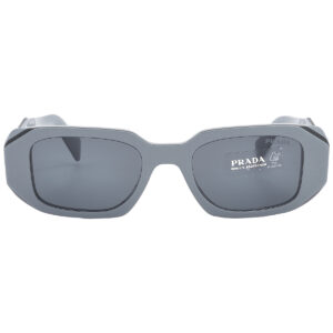prada grey geometic geometric ladies sunglasses pr 17ws 11n09t 49