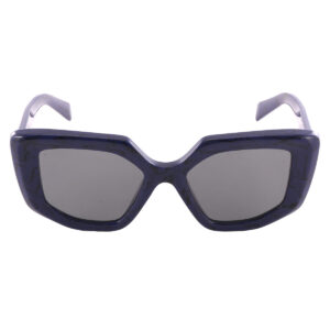 prada grey irregular ladies sunglasses pr 14zs 18d5z1 50