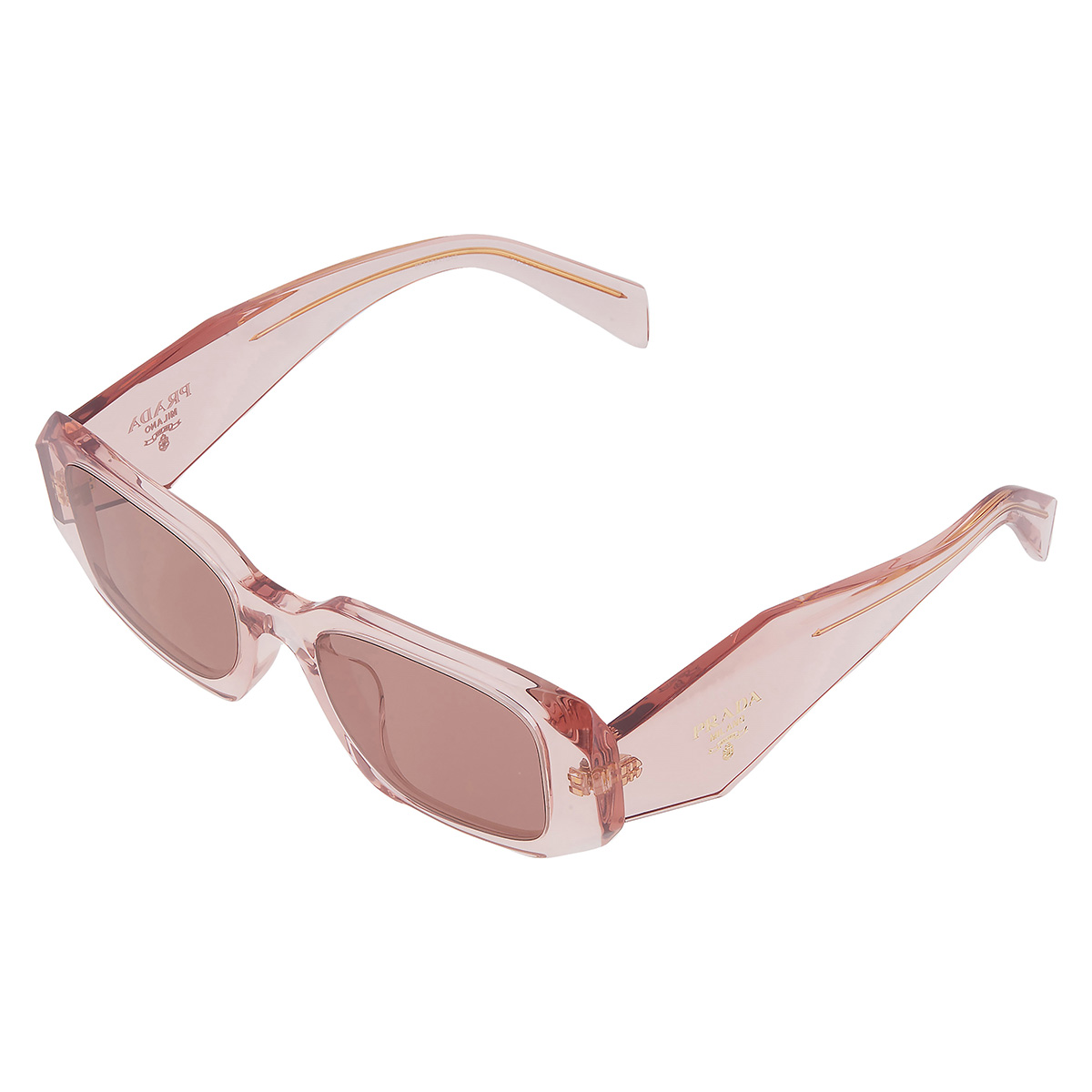 prada light brown rectangular ladies sunglasses pr 17wsf 19q10d 51 prada light brown rectangular ladies sunglasses pr 17wsf 19q10d 51