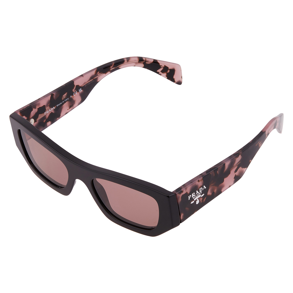 prada light brown rectangular ladies sunglasses pr a01s 13p60b 53 prada light brown rectangular ladies sunglasses pr a01s 13p60b 53