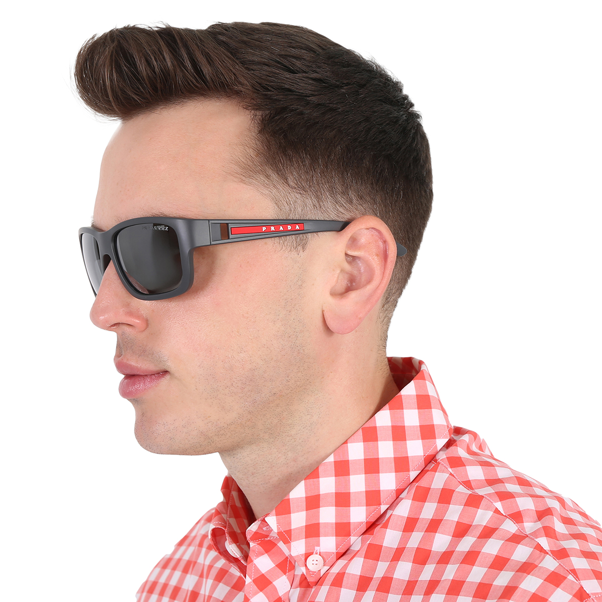 prada linea rossa polarized dark grey mirror silver rectangular men's sunglasses ps 01ws ufk07h 59 prada linea rossa polarized dark grey mirror silver rectangular men's sunglasses ps 01ws ufk07h 59