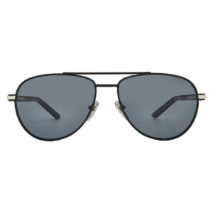 prada polarized dark grey pilot men's sunglasses pr a54s 1bo5z1 60