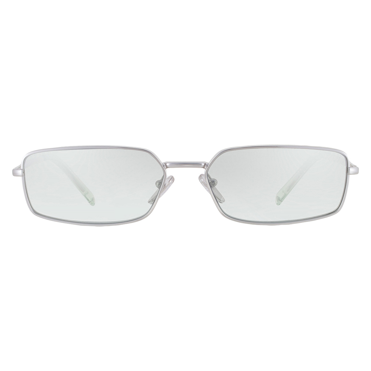 prada silver grey mirror rectangular ladies sunglasses pr a60s 1bc80g 59 prada silver grey mirror rectangular ladies sunglasses pr a60s 1bc80g 59