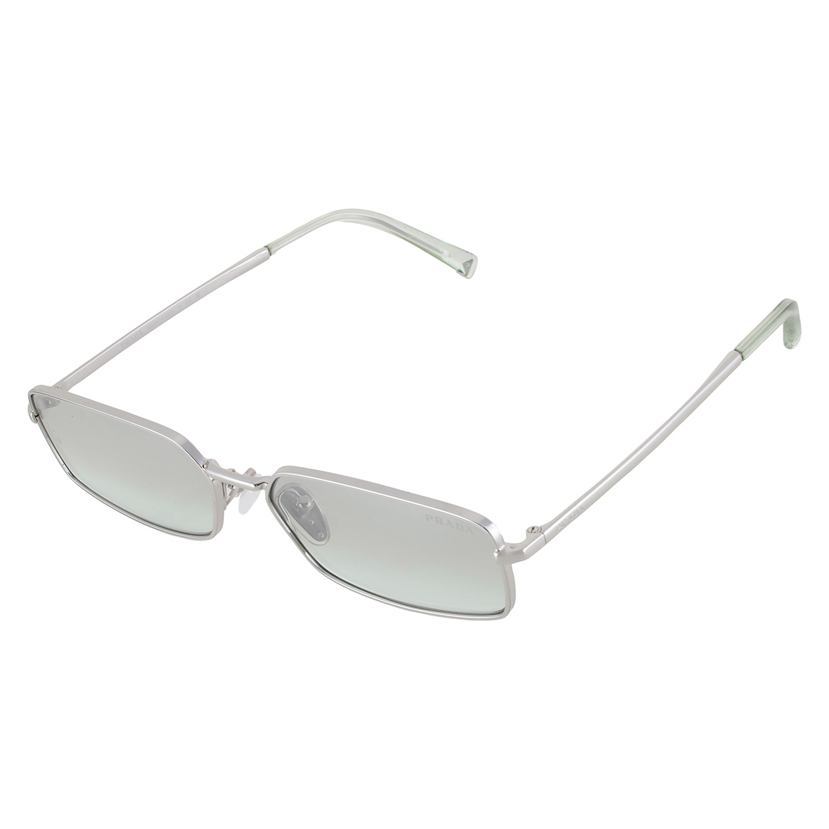 prada silver grey mirror rectangular ladies sunglasses pr a60s 1bc80g 59 prada silver grey mirror rectangular ladies sunglasses pr a60s 1bc80g 59