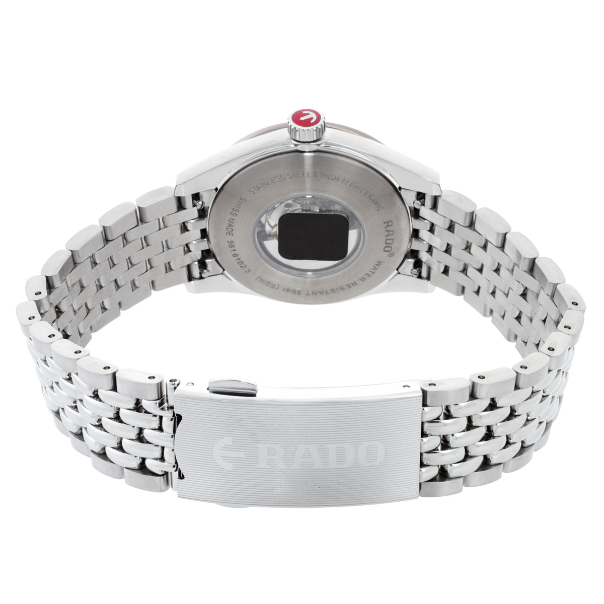 rado automatic diamond grey dial ladies watch r33102703 rado automatic diamond grey dial ladies watch r33102703