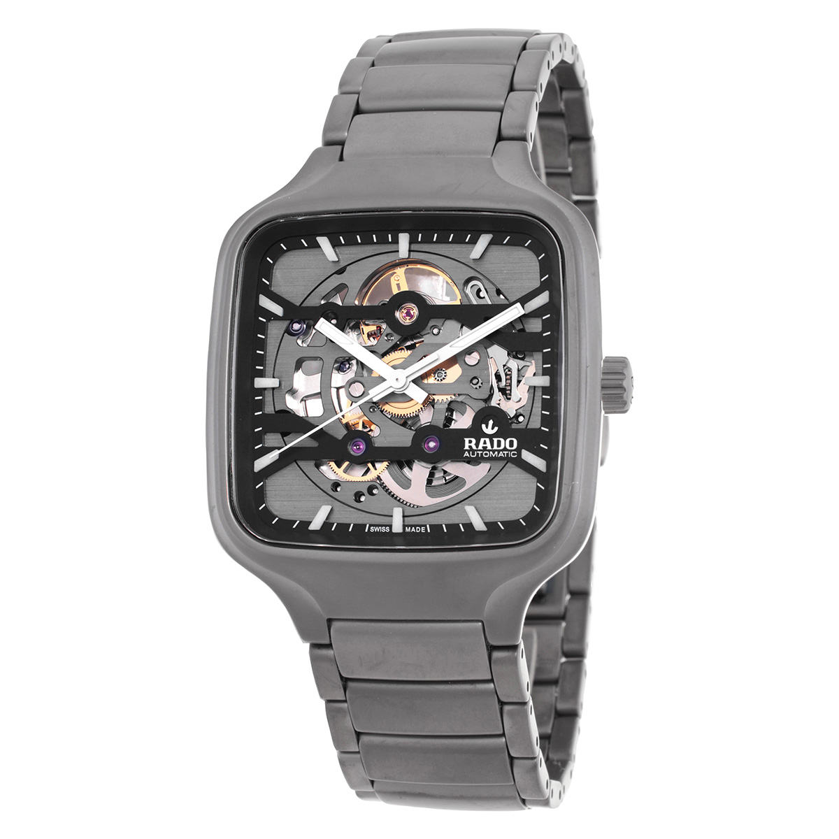 rado automatic skeleton dial men's watch r27196152 rado automatic skeleton dial men's watch r27196152